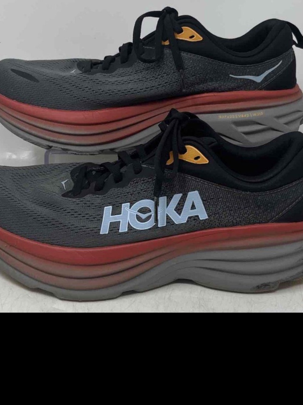 Hoka One Men's Bondi 8 Performance Running Sneakers Multicolor Size 10.5D